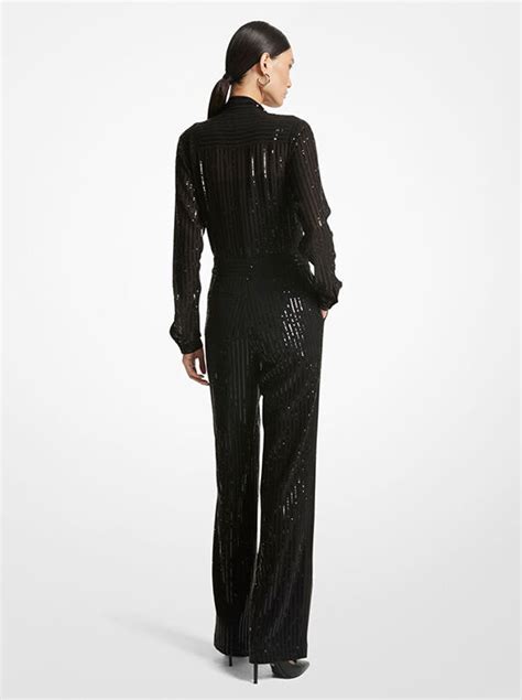 michael kors mens jumpsuits|michael kors black sequin jumpsuit.